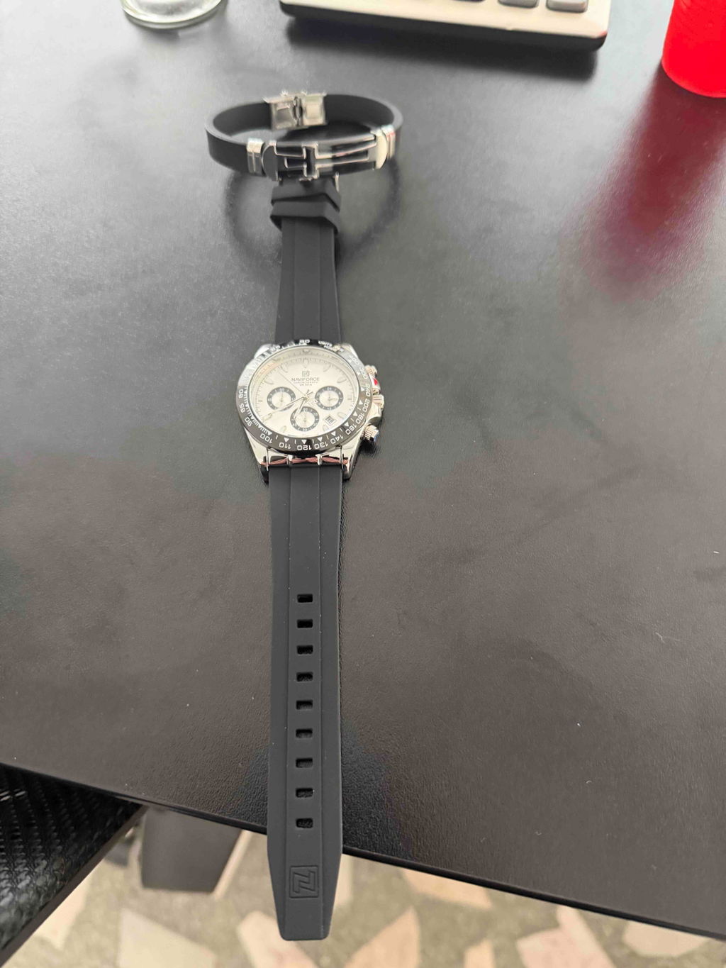 Muški Sportski Sat NaviForce NF8054 Daytona - Silver