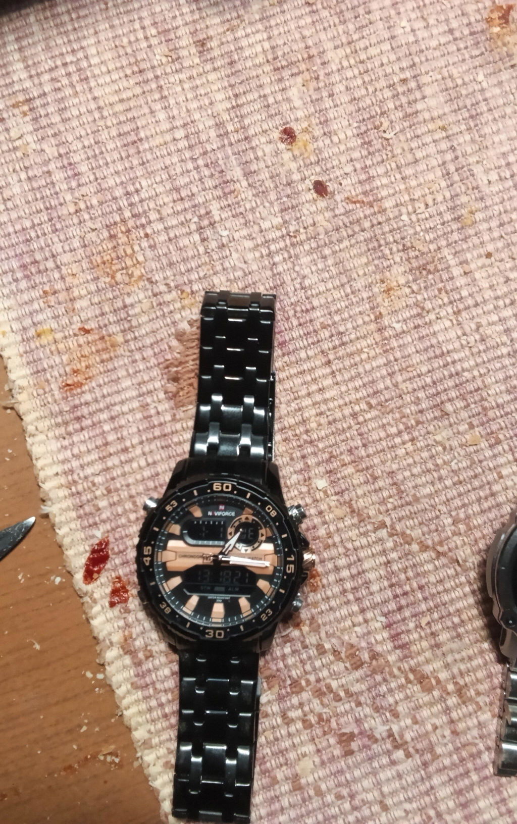Muški Sportski Sat Naviforce NF9234 Dual Master – Rose Gold