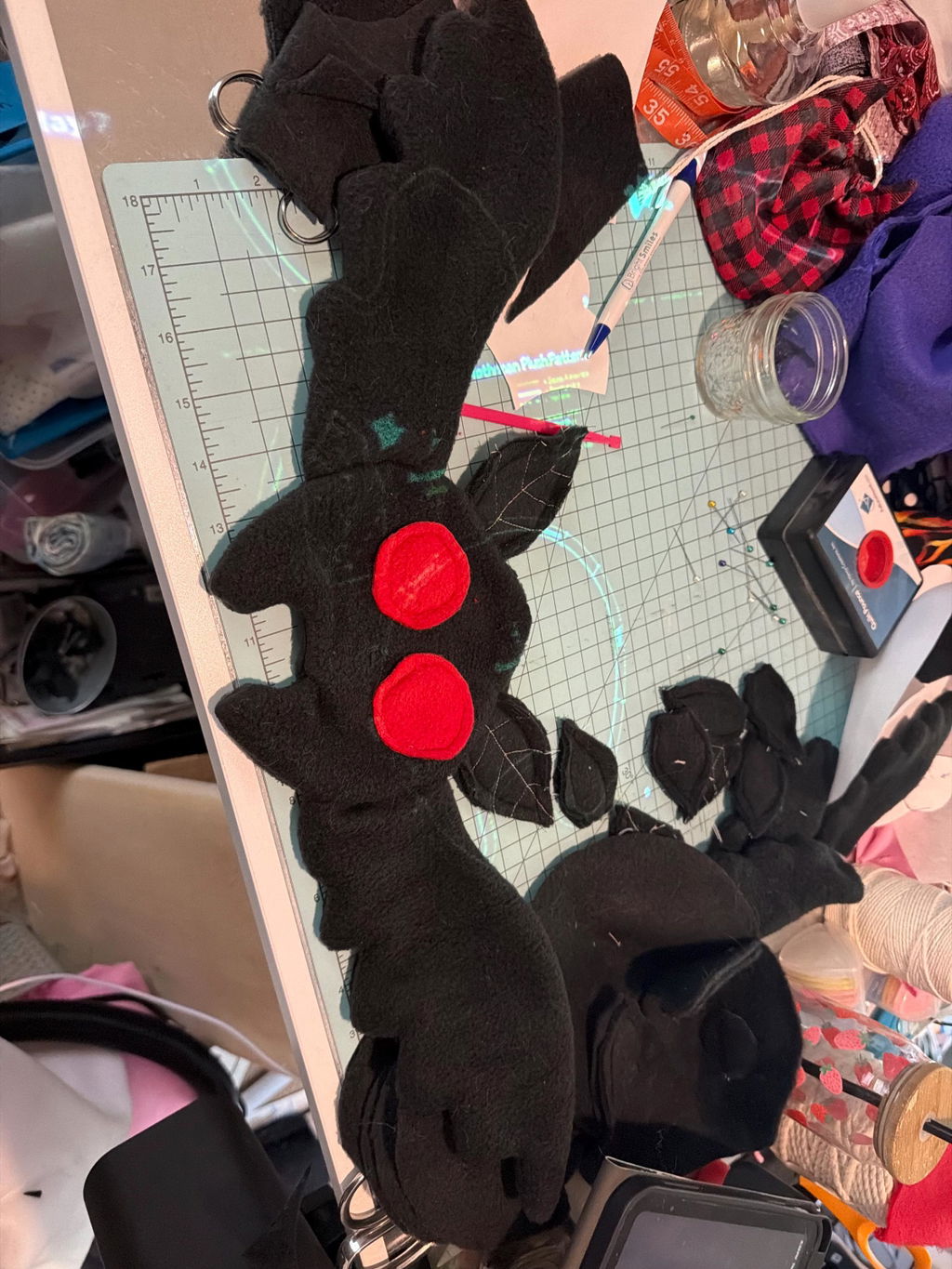 Mothman Plush Sewing Pattern - Digital Download
