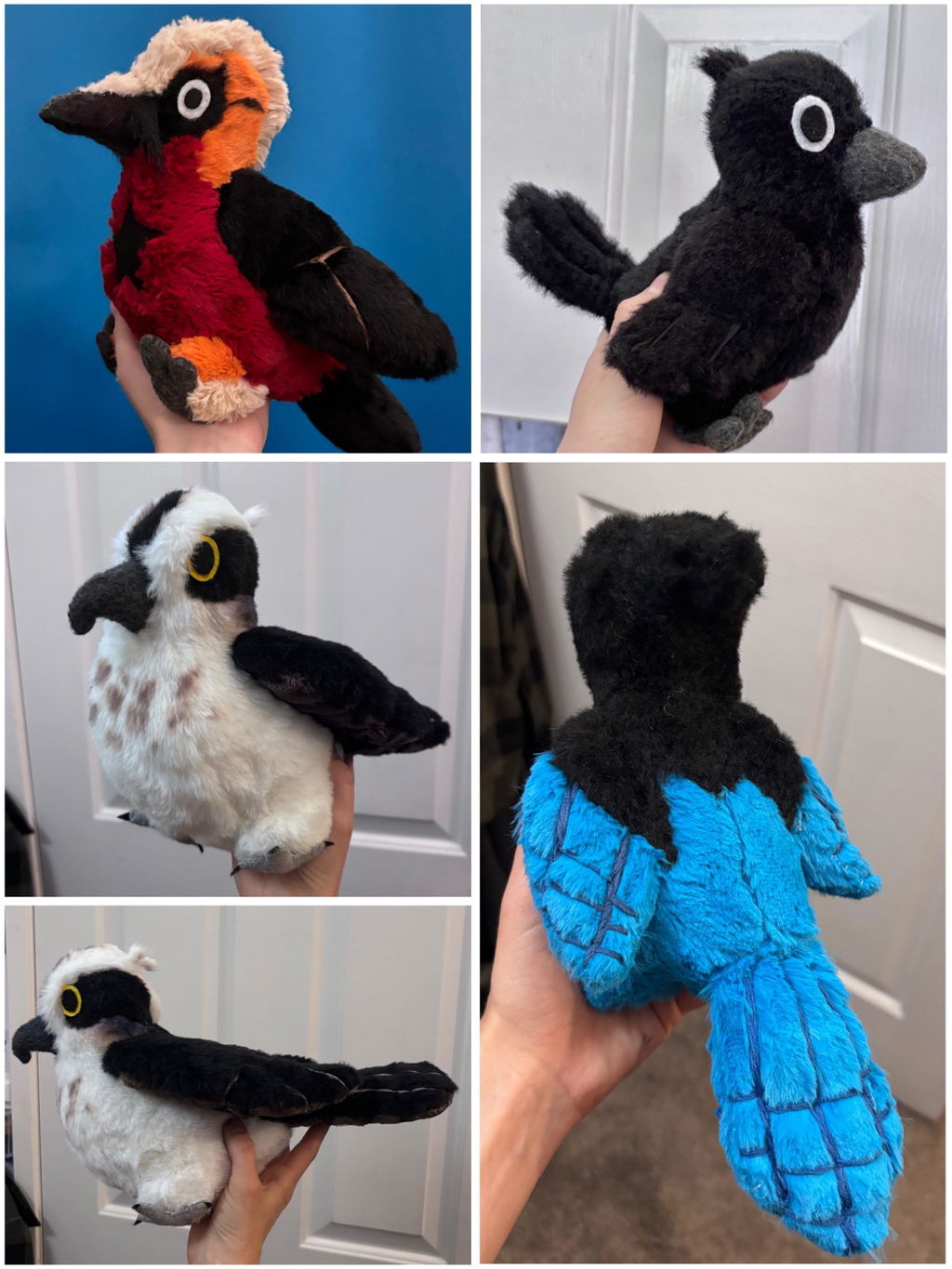Crow Stuffed Animal Sewing Pattern  - Digital Download
