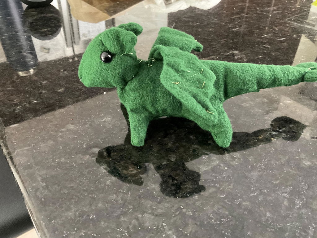 Tiny Dragon Stuffed Animal Sewing Pattern - Digital Download