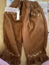 Elara Cord Pants - Brown