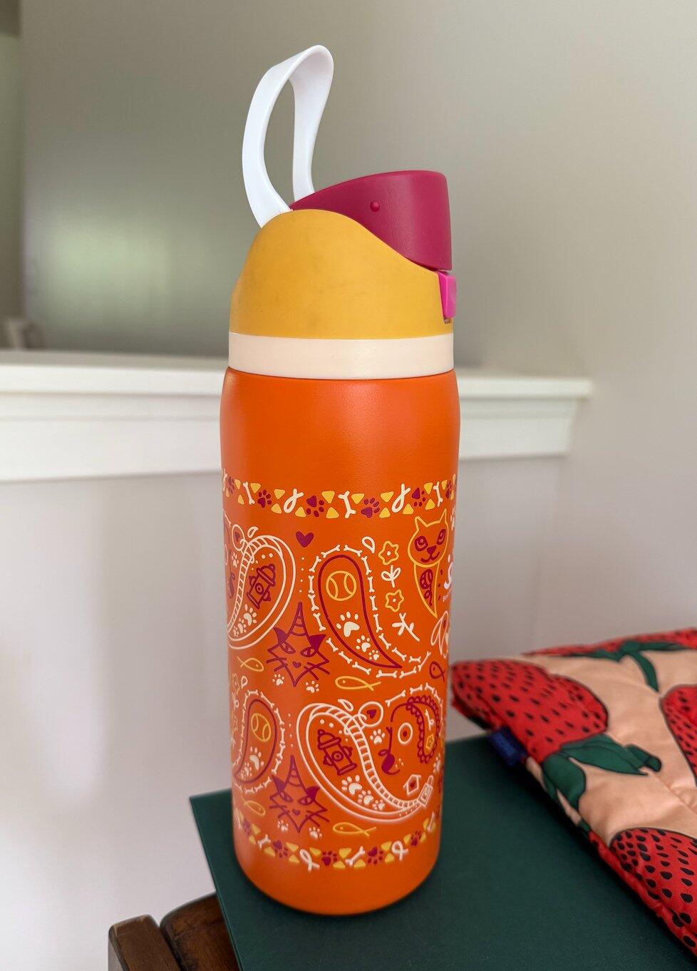 Paisley Water Bottle Stainless Steel 32oz