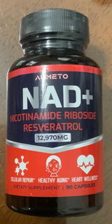NAD NICOTINAMIDA RIBOSIDE COMPLEJO + RESVERATROL  760 MG 90 CAPSULAS AUMETO