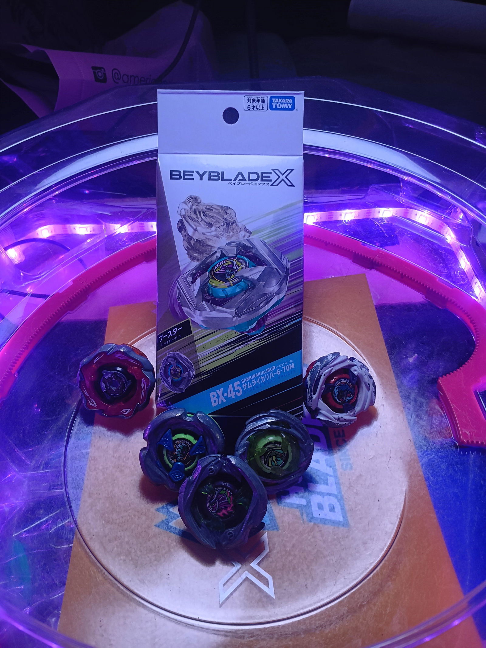 Takara Tomy Beyblade X BX-45 Samurai Calibur 6-70M