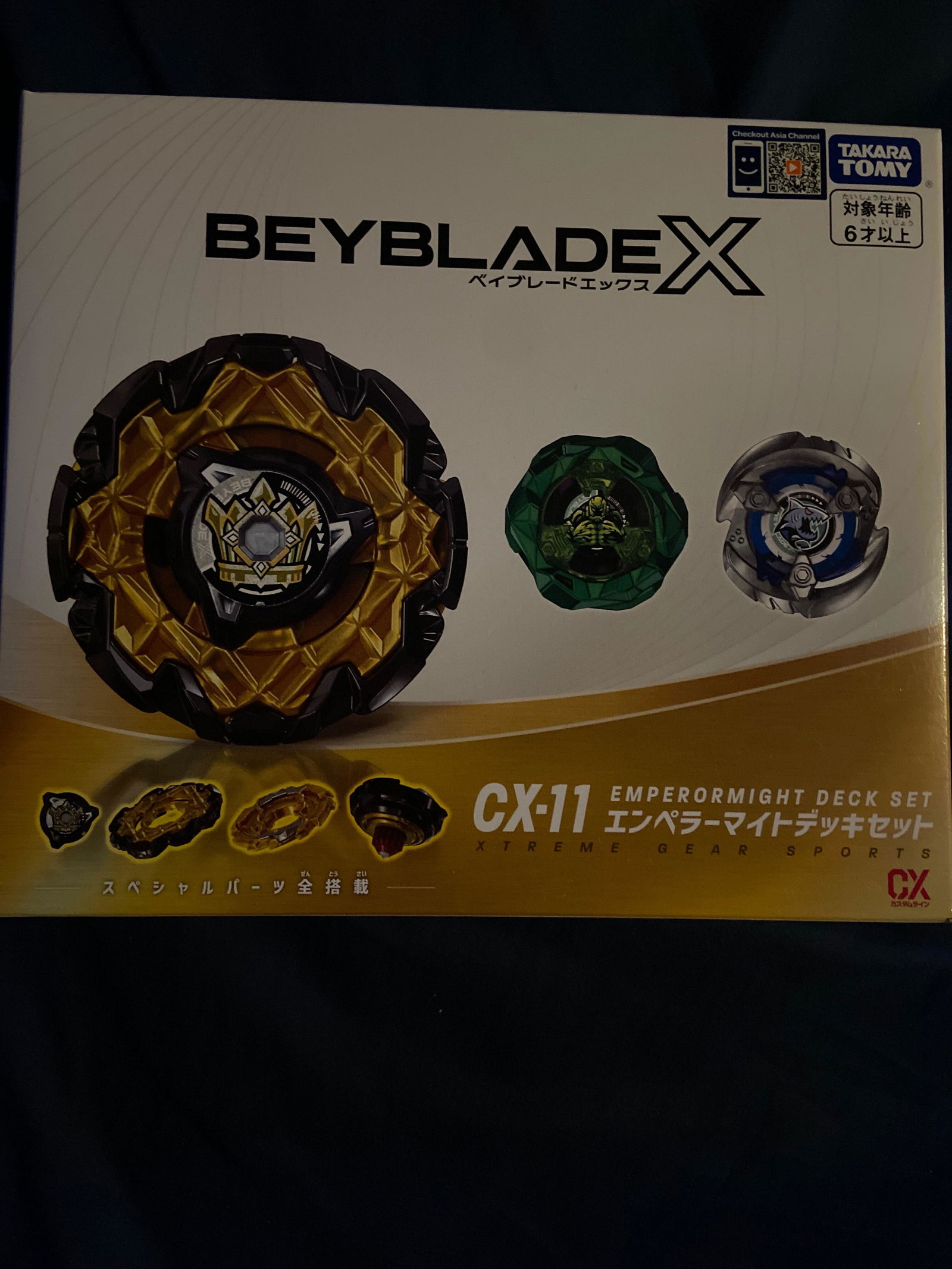 Beyblade X Emperor Might Deck Set CX-11 by Takara Tomy