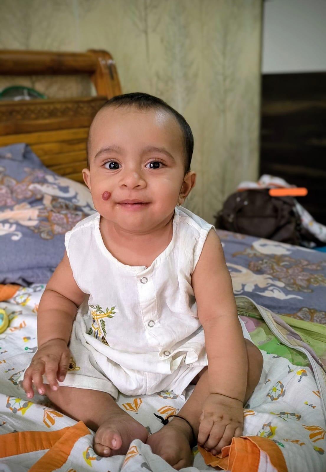 Organic Cotton Elephant Jhabla Set
