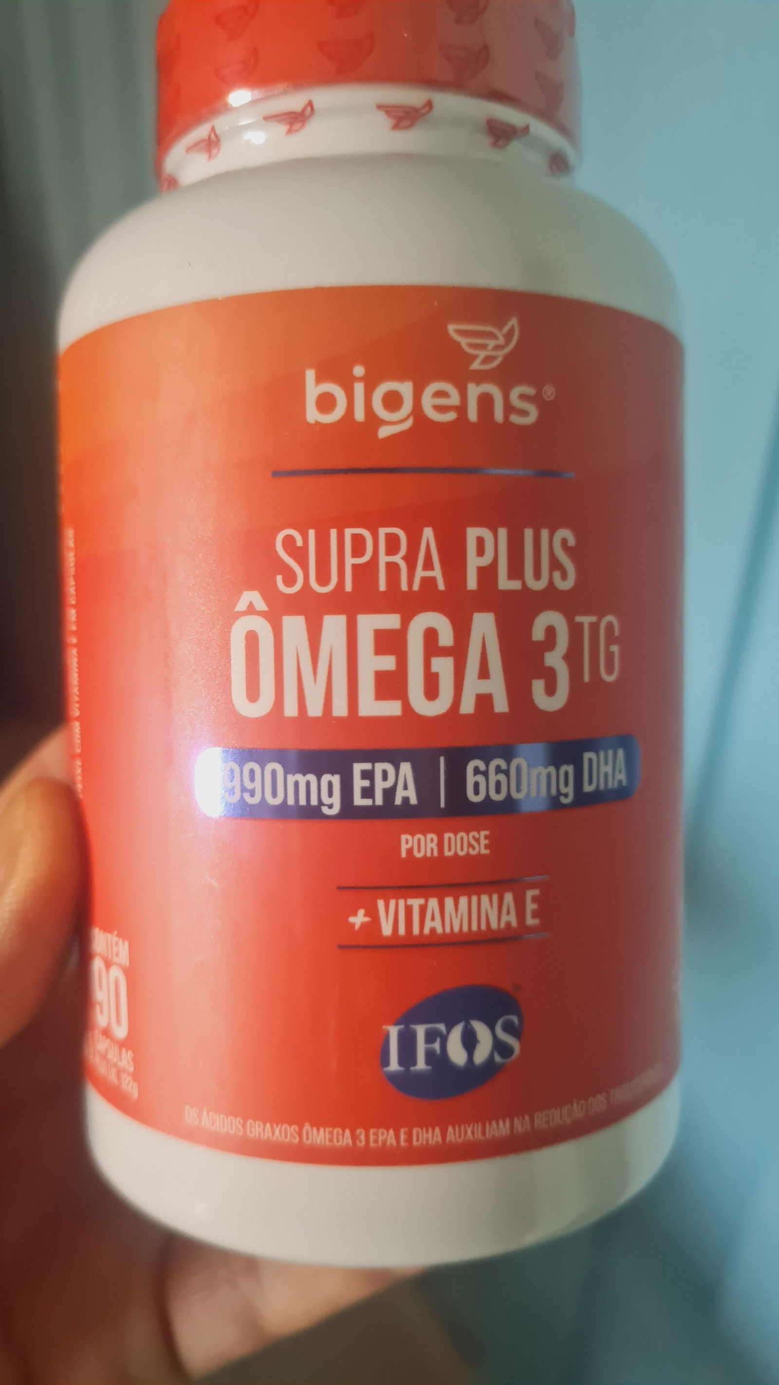 Supra Plus Ômega 3 TG EPA 990mg DHA 660mg | Bigens