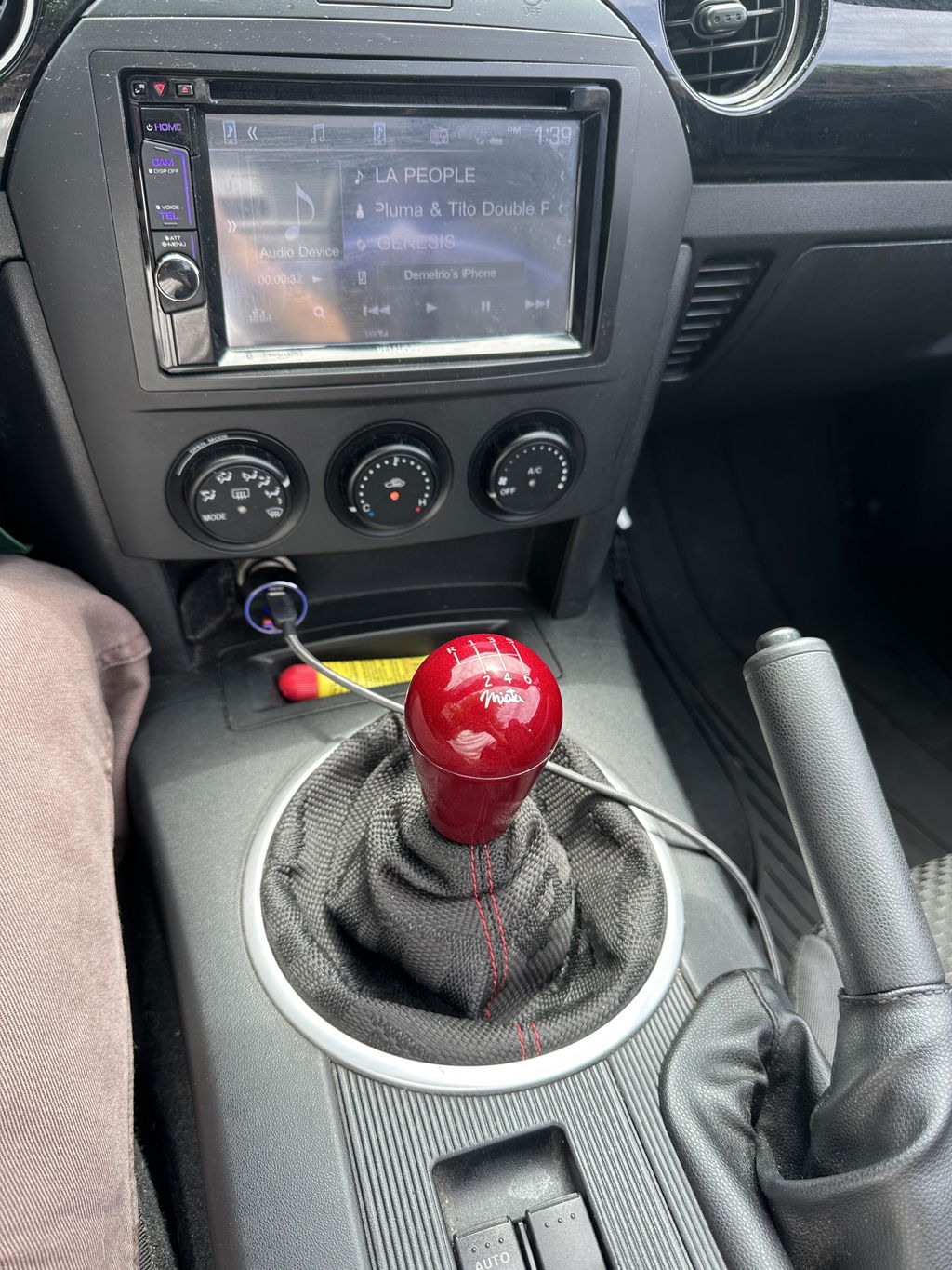 Billetworkz Weighted Shift Knob - 6-Speed Standard Miata Engraving