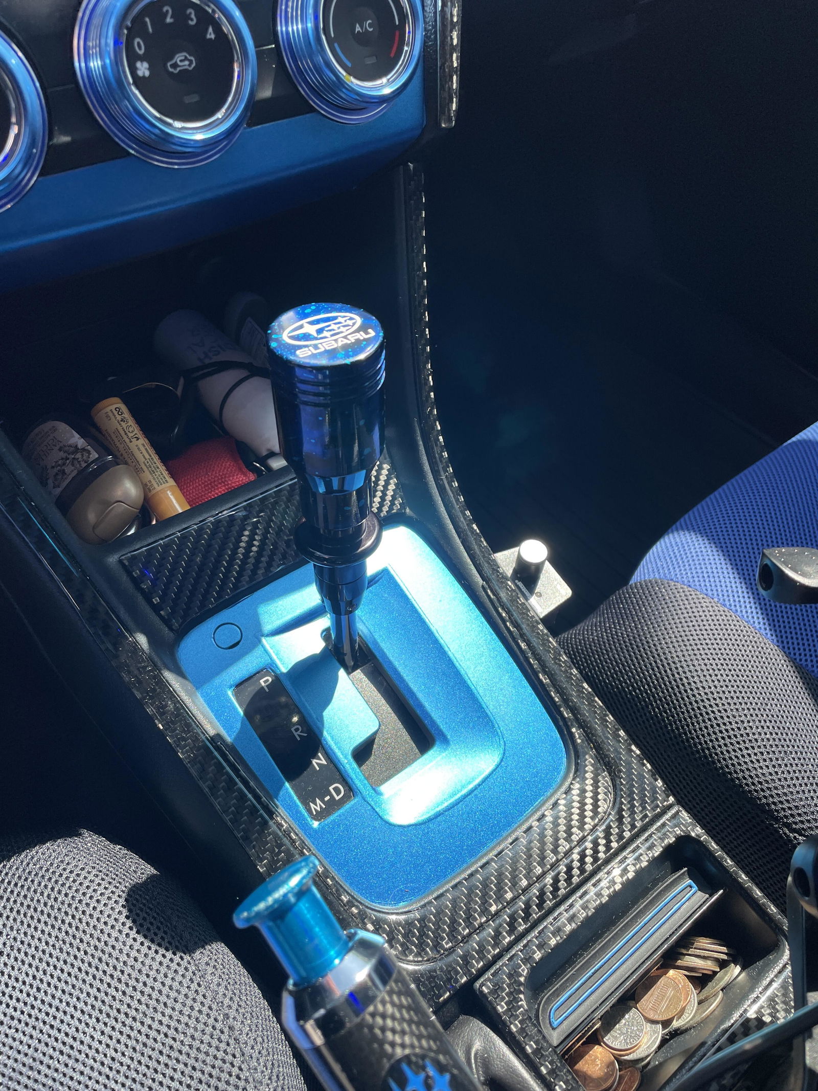 Billetworkz Automatic Shifter - Gloss White - Fits Subaru CVT: WRX