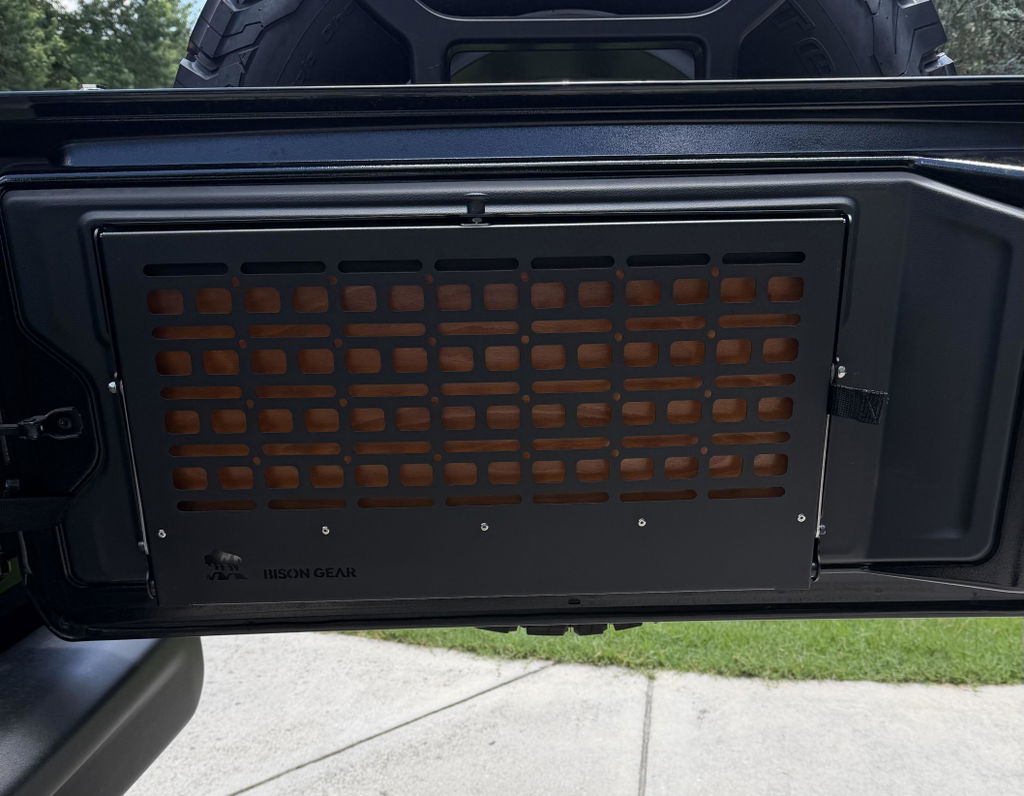 SET: Drop-Down Tailgate Table (Wrangler) + STORK Small + FitRub 32-45 mm (2-pack)