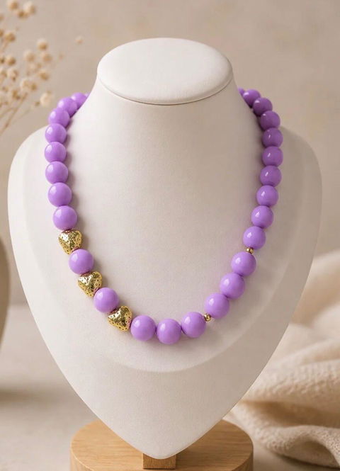 VALGATA collar perla ábaco