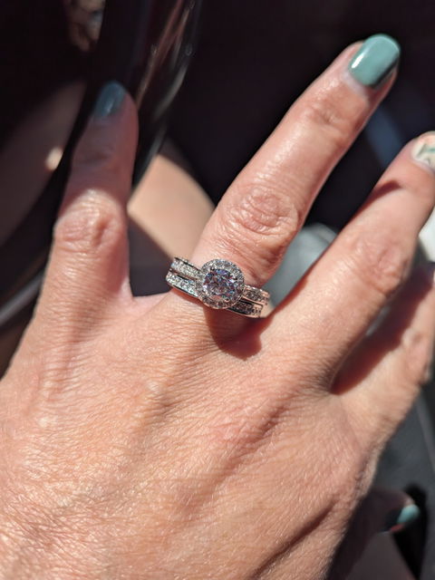 Brilliant Round Cut Diamond Option Wedding Ring Set