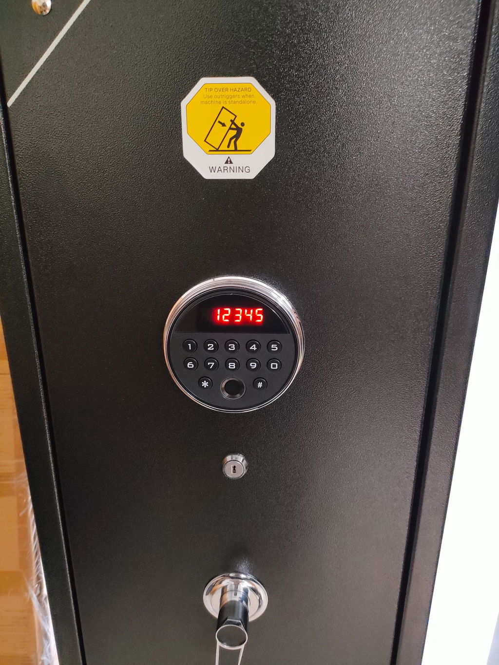 SF0107 Rifle Safe, 6 Long Gun Cabinet Fingerprints Separate Lockbox