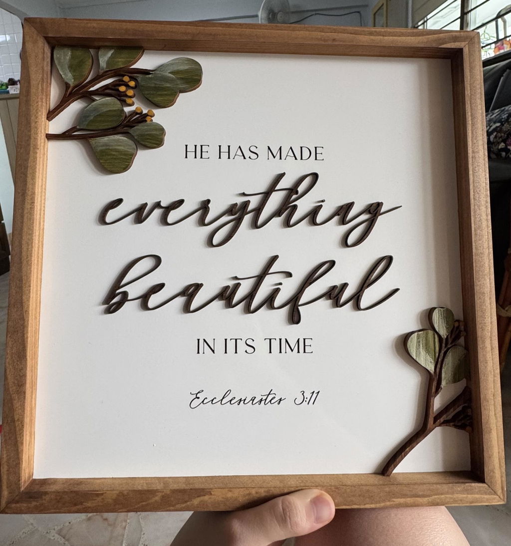 In His Time - Ecclesiastes 3:11