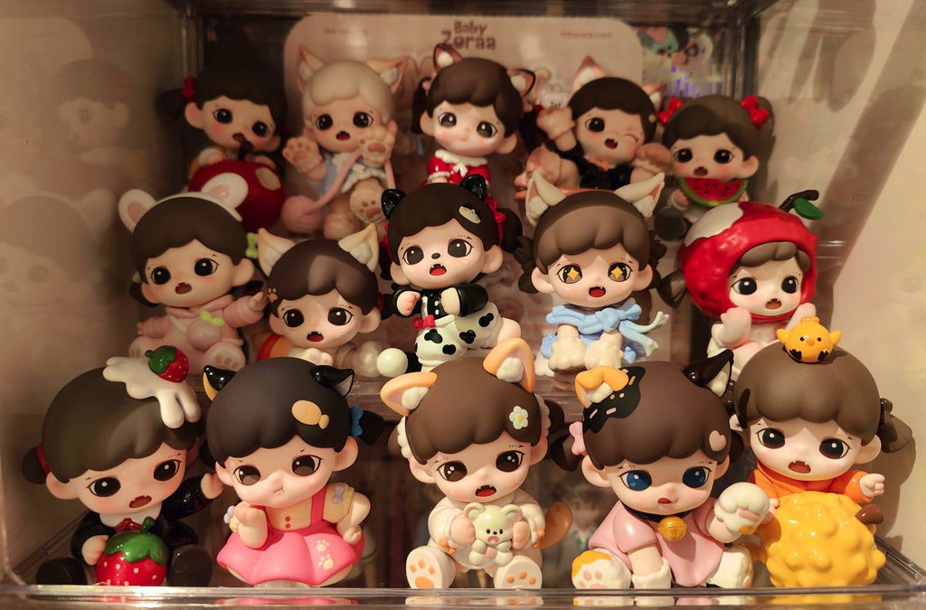Zoraa Meow Cat Face mini figures