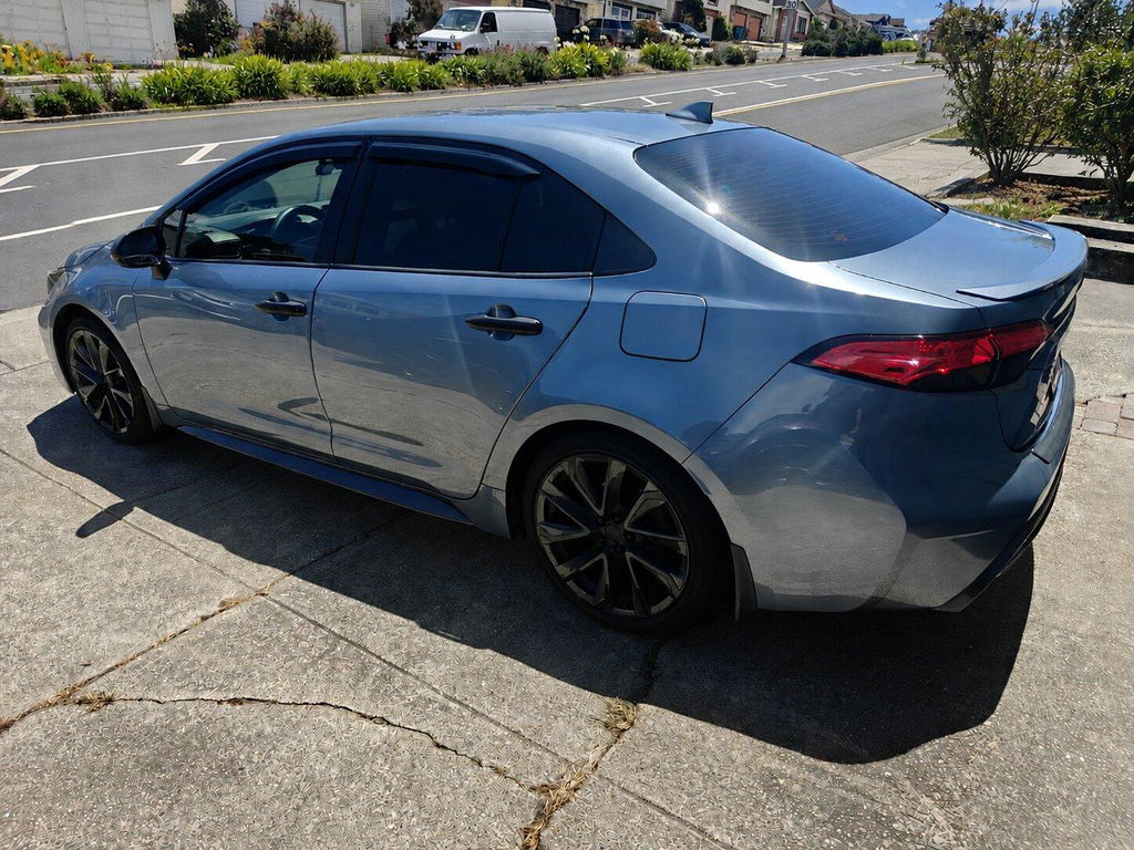 Toyota Corolla 2020-2026 Wheels Blackout Chrome Delete Kit – Precut Gloss Black Vinyl Overlays