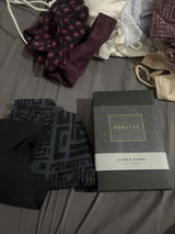 Monogram Iron - Shawl With Inner