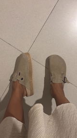BONNI PLATS  GAMUZA - MUJER