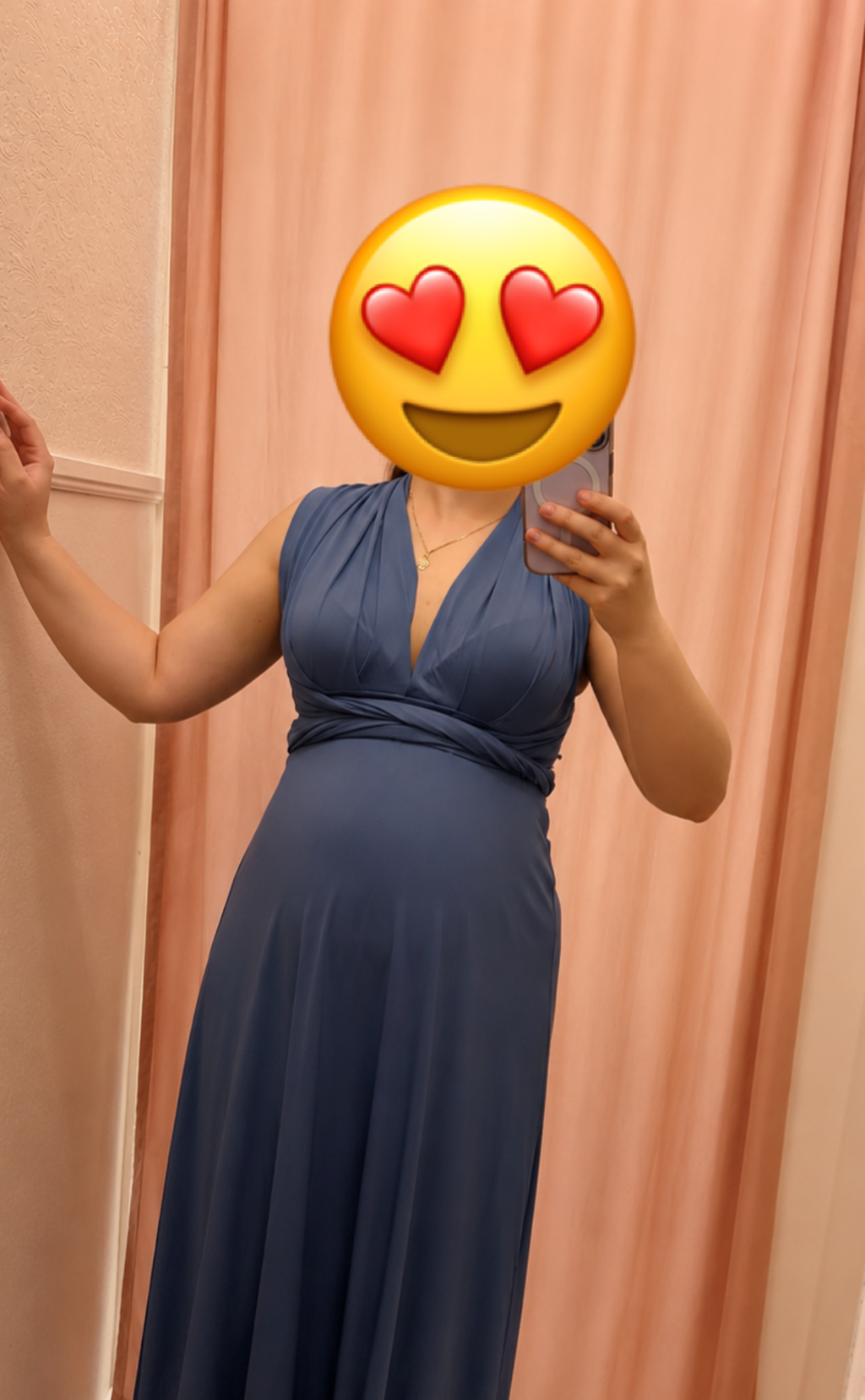 Violaine Blue | Convertible Maxi Dress
