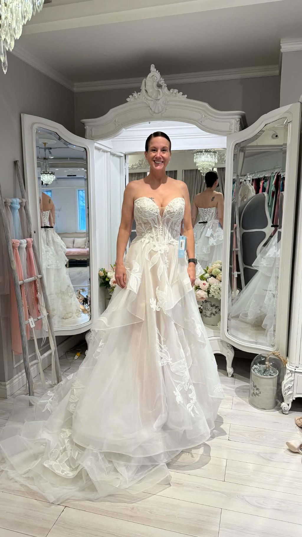 Altheria | Layered Tulle Corset Wedding Dress