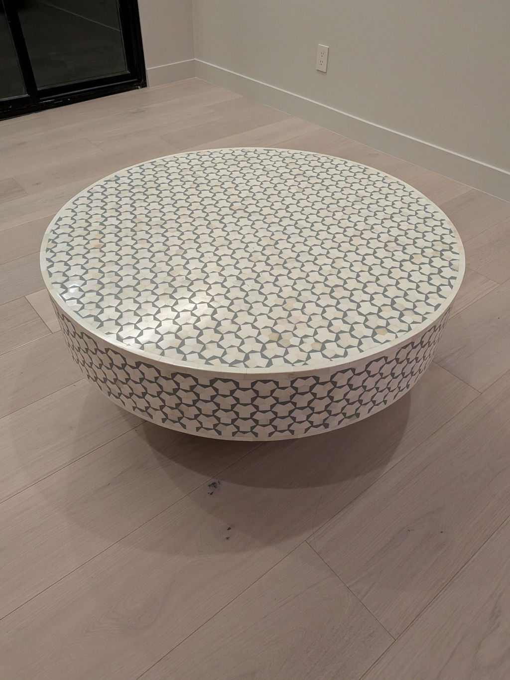 Celestial Mosaic Bone Inlay Coffee Table