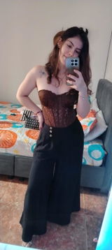 Corset Antonieta café