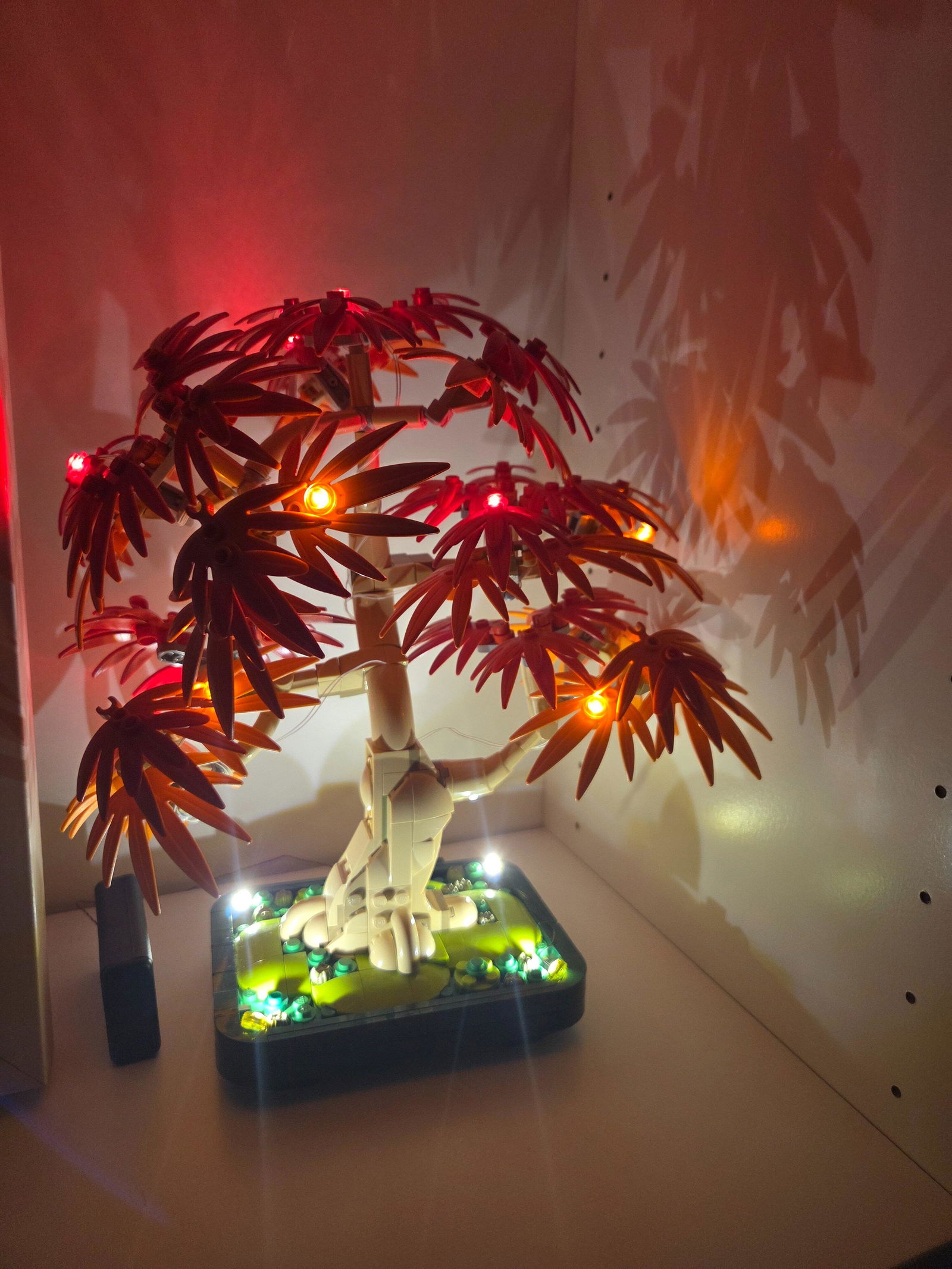 Light for LEGO Japanese Red Maple Bonsai Tree 10348 Upgraded Version
