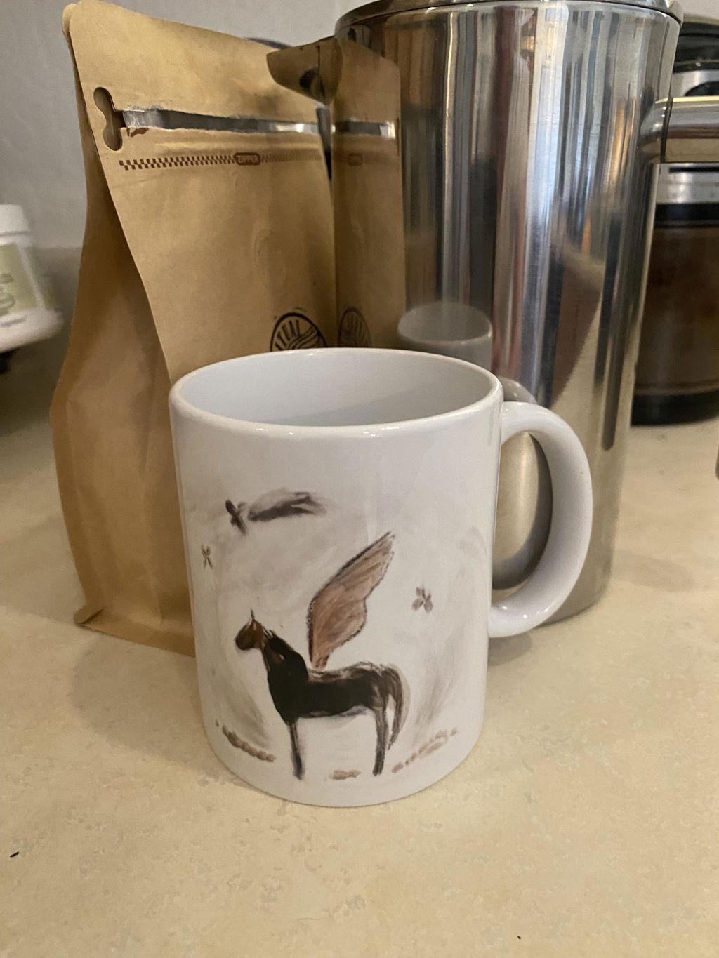 Guardian Angel Horse Mug