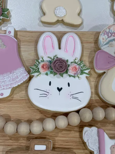 Floral Bunny Cookie Cutter