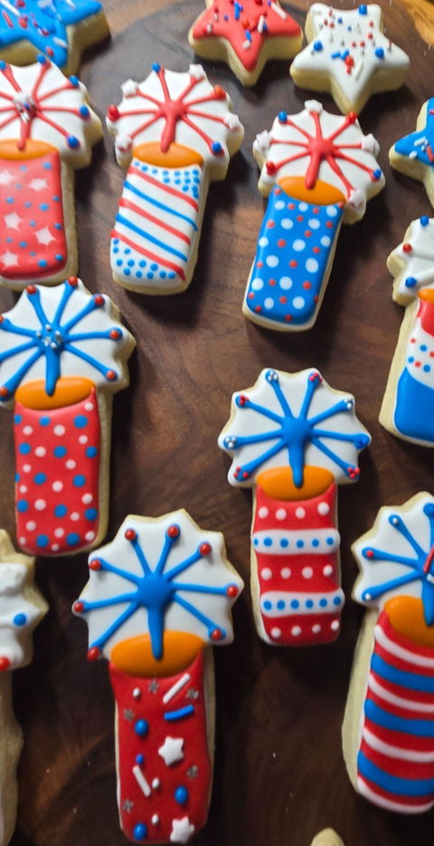 Firecracker Stick Cookie Cutter