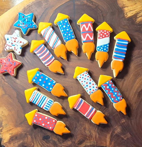 Firework Rocket Cookie Cutter
