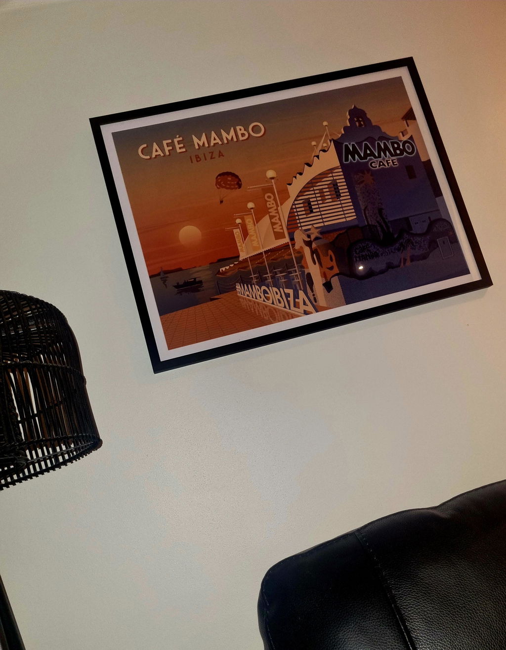 Cafe Mambo Ibiza Travel Poster