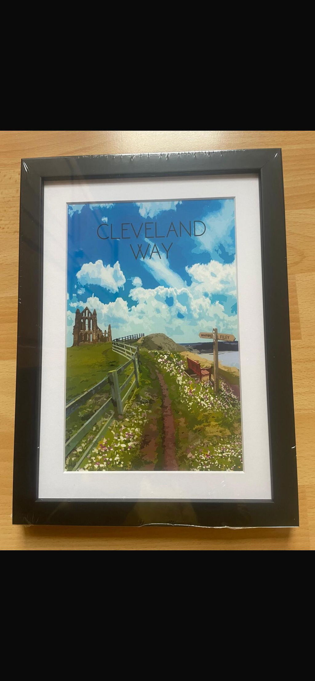 Cleveland Way National Trail Travel Poster