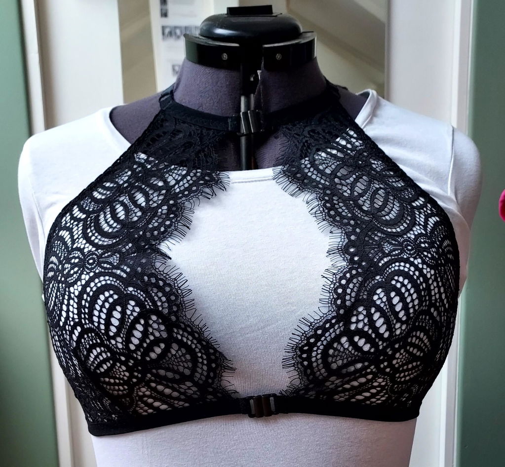 "Halter Bralette" Bra Sewing Pattern – Adjustable and Beginner-Friendly