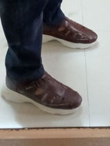 Bxxy's 3 Inch Hidden Height Increasing High-end Fashionable Sandals for Men