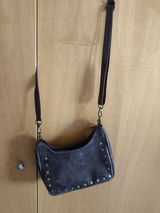 BOLSO PIEL MARRÓN TACHAS
