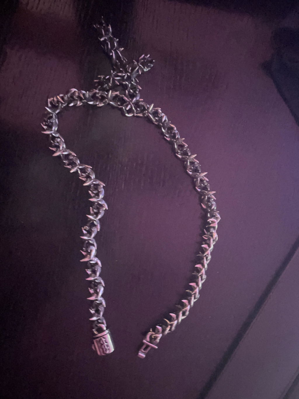 Infinity Necklace Large Cross