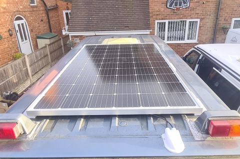 Victron 285 Watt Solar Panel, Victron Smart 100/30 MPPT Solar Charge Controller, Cable, Mounting & Gland. (KIT54)