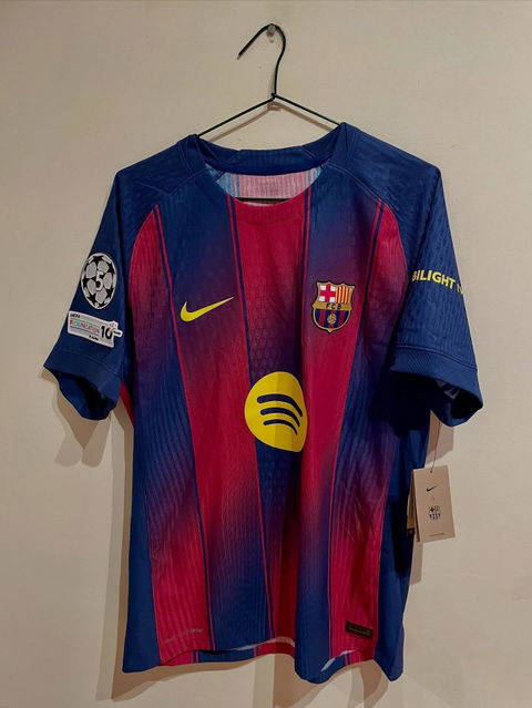 Camiseta Auténtica Barcelona 2025/26 Primera Equipacion - Version Jugador