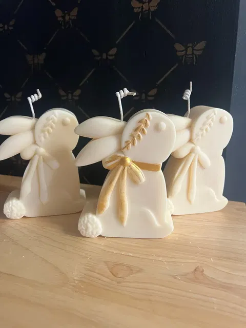 Cute Rabbit Silicone Candle Mold