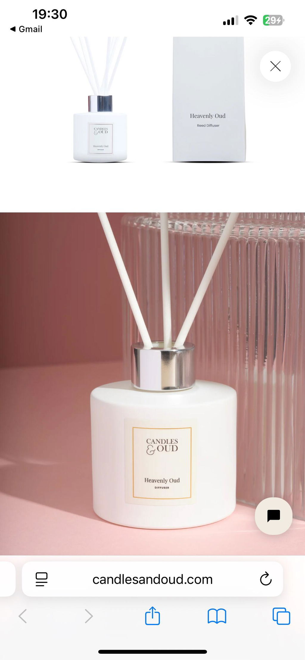 Heavenly Oud Reed Diffuser