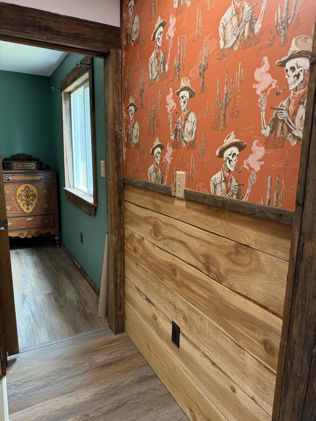 Customer photo — Desert Marrow Wallpaper