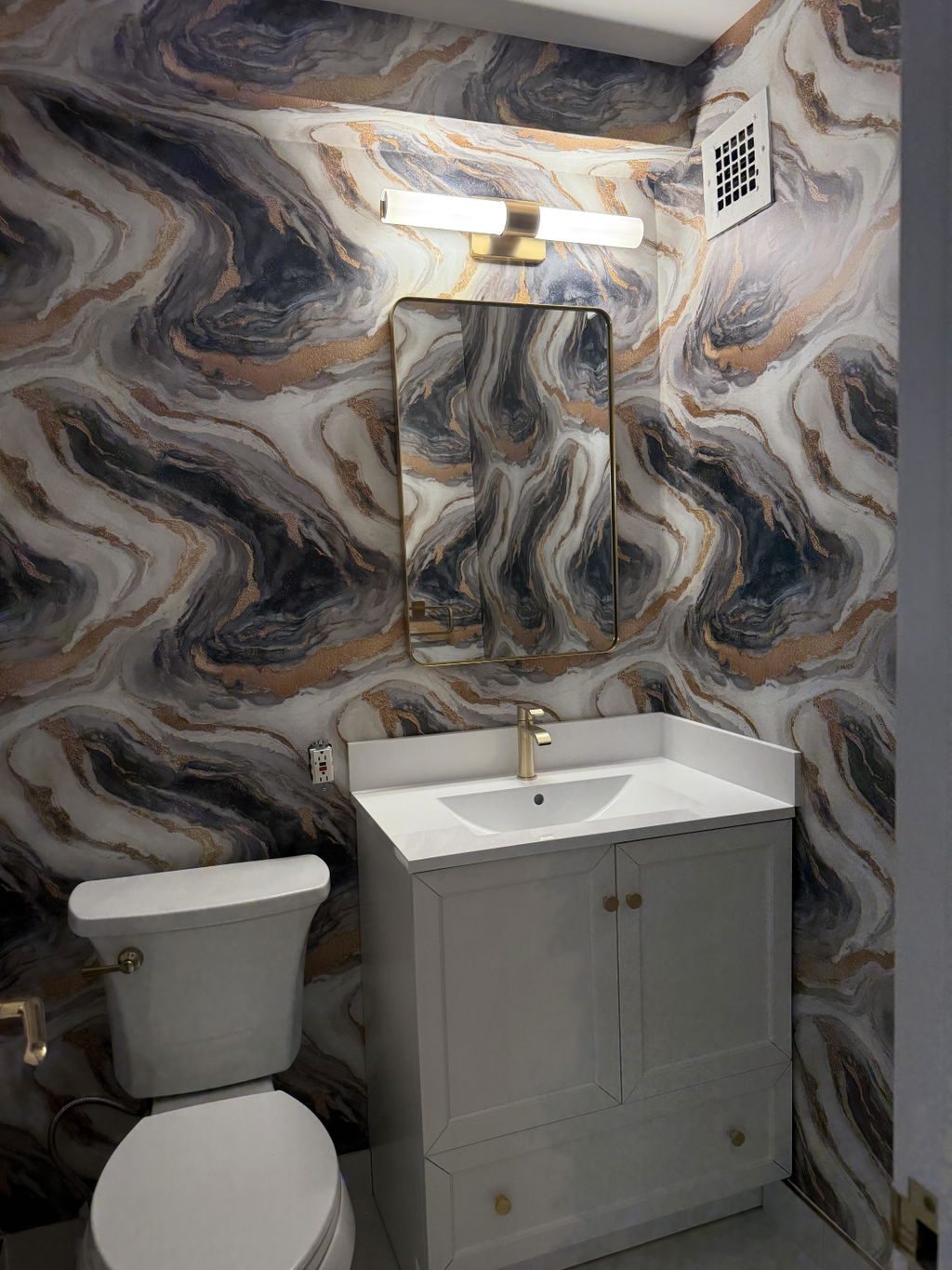 Customer photo — Obsidian Reverie Wallpaper