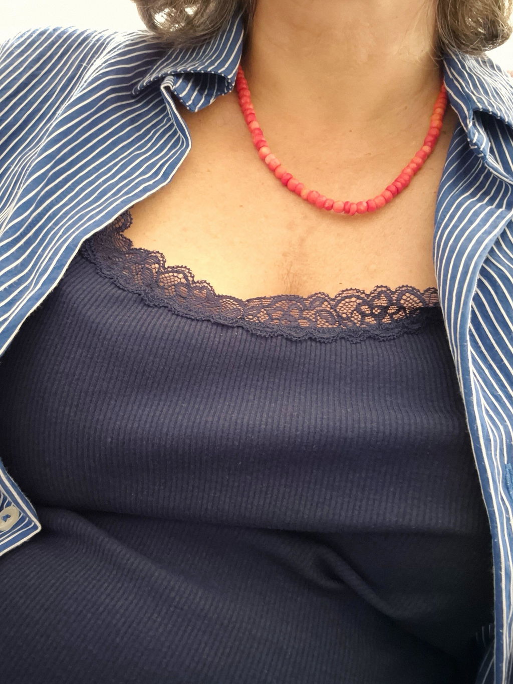 CORAL Edelsteinkette FLAME– rot orange – OCEAN