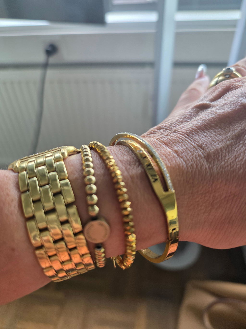 HALO Edelsteinarmband Hämatit- GOLDEN HOUR