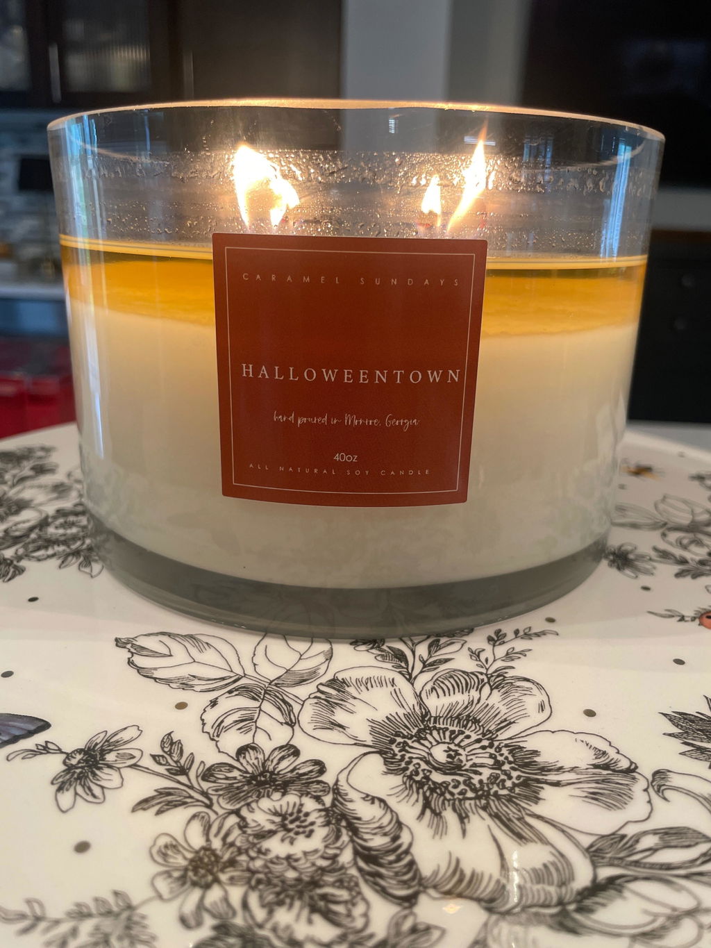 LARGE 40oz 4 Wick Halloweentown Soy Wax Candle