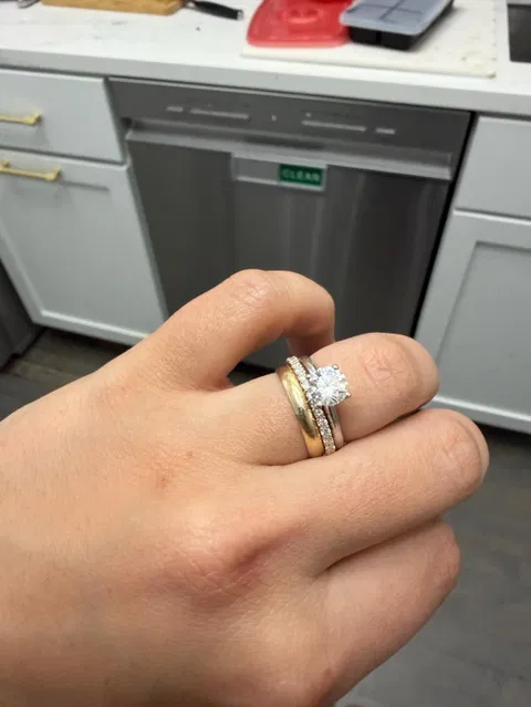 Diamond Half Eternity Band with Round Cut