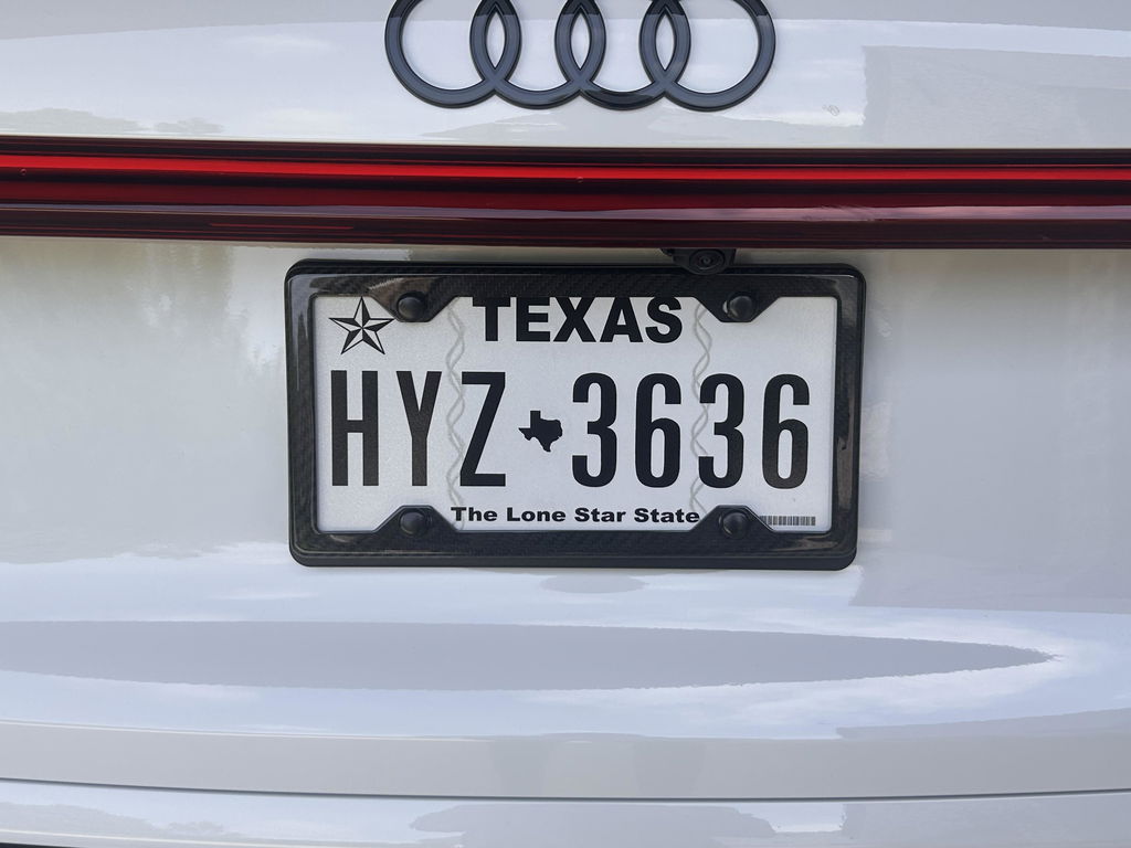CarbonFG 2-Hole License Plate Frame Hardware Kit - Blackout Edition