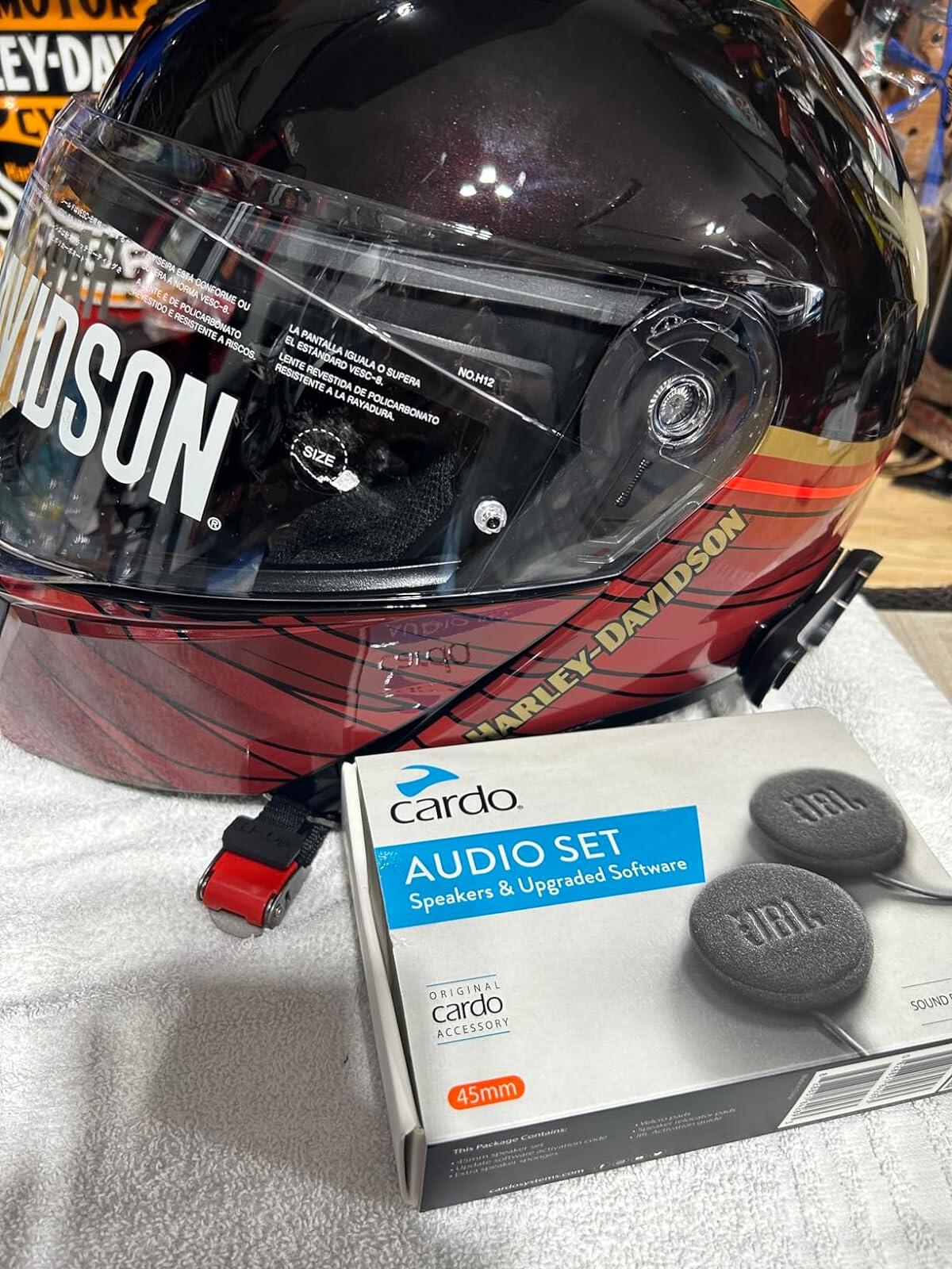 45mm JBL Audio Set: Bluetooth Headset | Cardo Systems